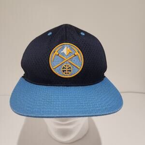 Mitchell & Ness Denver Nuggets NBA Snapback Cap Reflective Logo Navy Hat